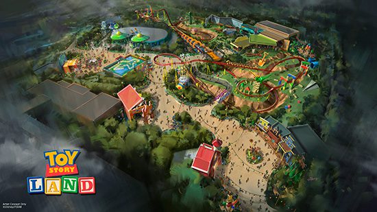 toy story land progetto