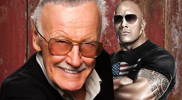 stan lee dwayne johnson