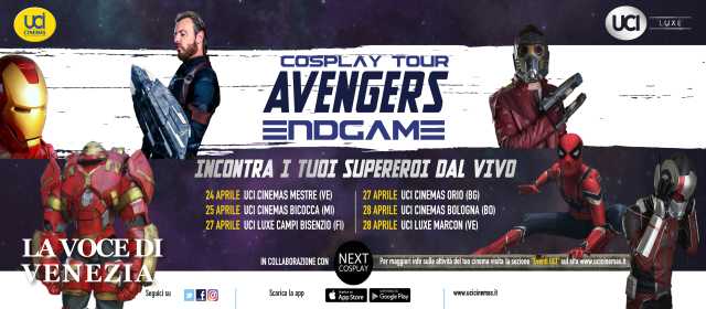 avengers cosplay tour