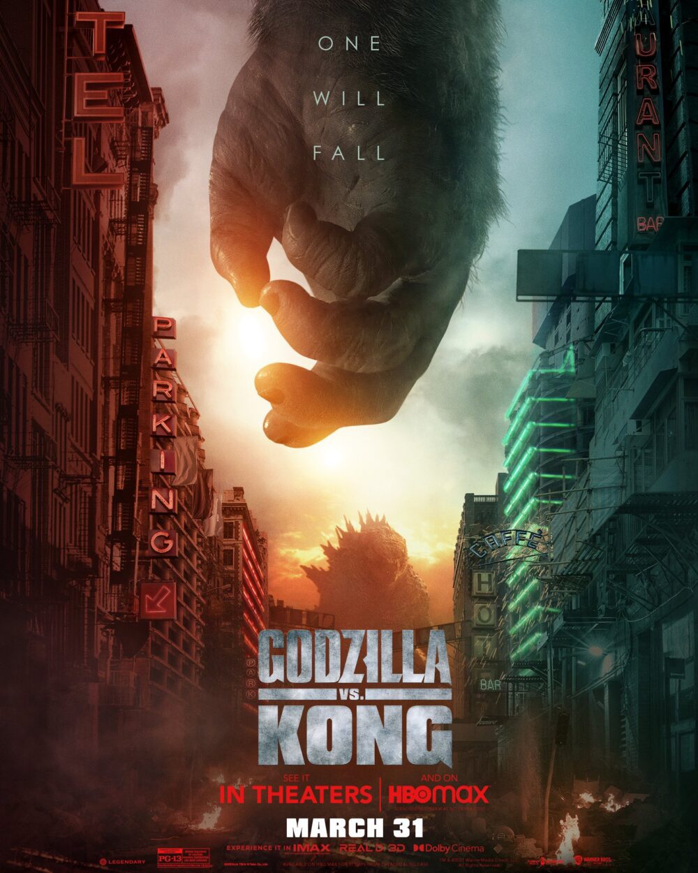 Lo scontro finale nei nuovi poster di Godzilla vs Kong • Universal Movies